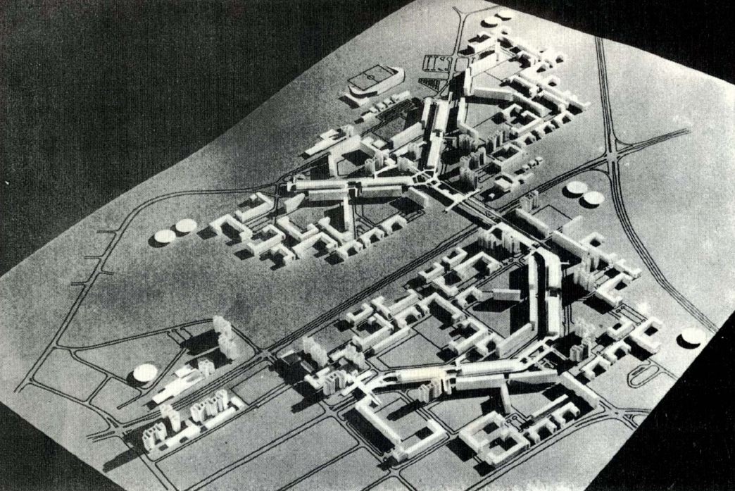 10. sz. pályamű, Halmi Nándor és Somfai Adnrás (GYŐRITERV) megvételt nyert terve.