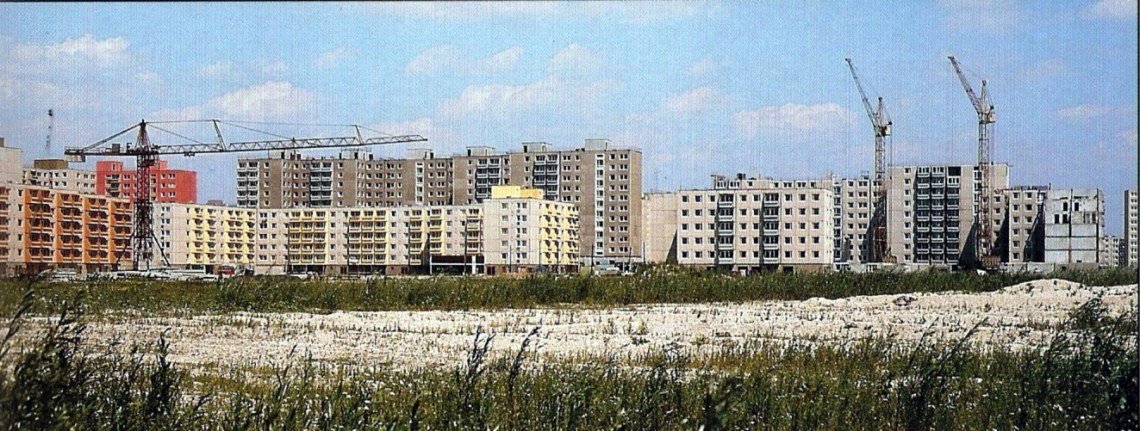 Épül a Kun Béla lakótelep (forrás: marcalvaros.eu)