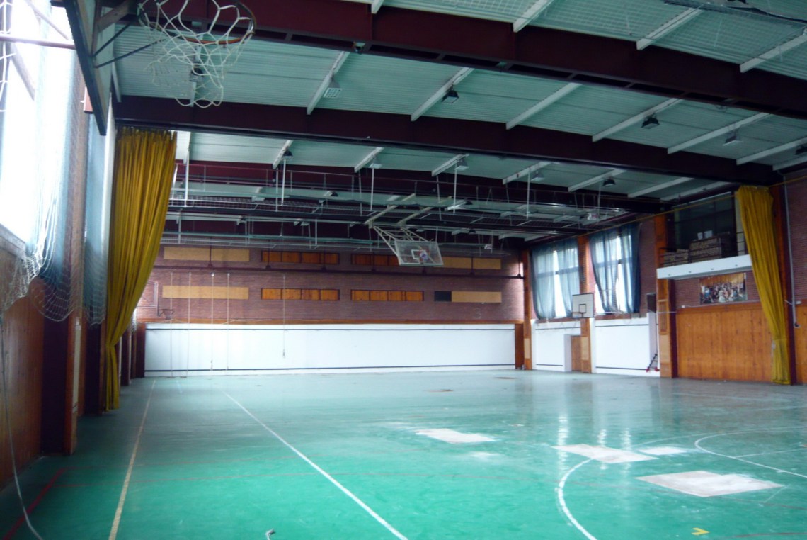 A tornacsarnok 1975-ben épült, tervezője Winkler Gábor. (fotó: HG)