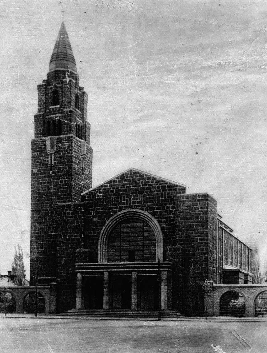 A templom a két világháború között. (fotó: archív)