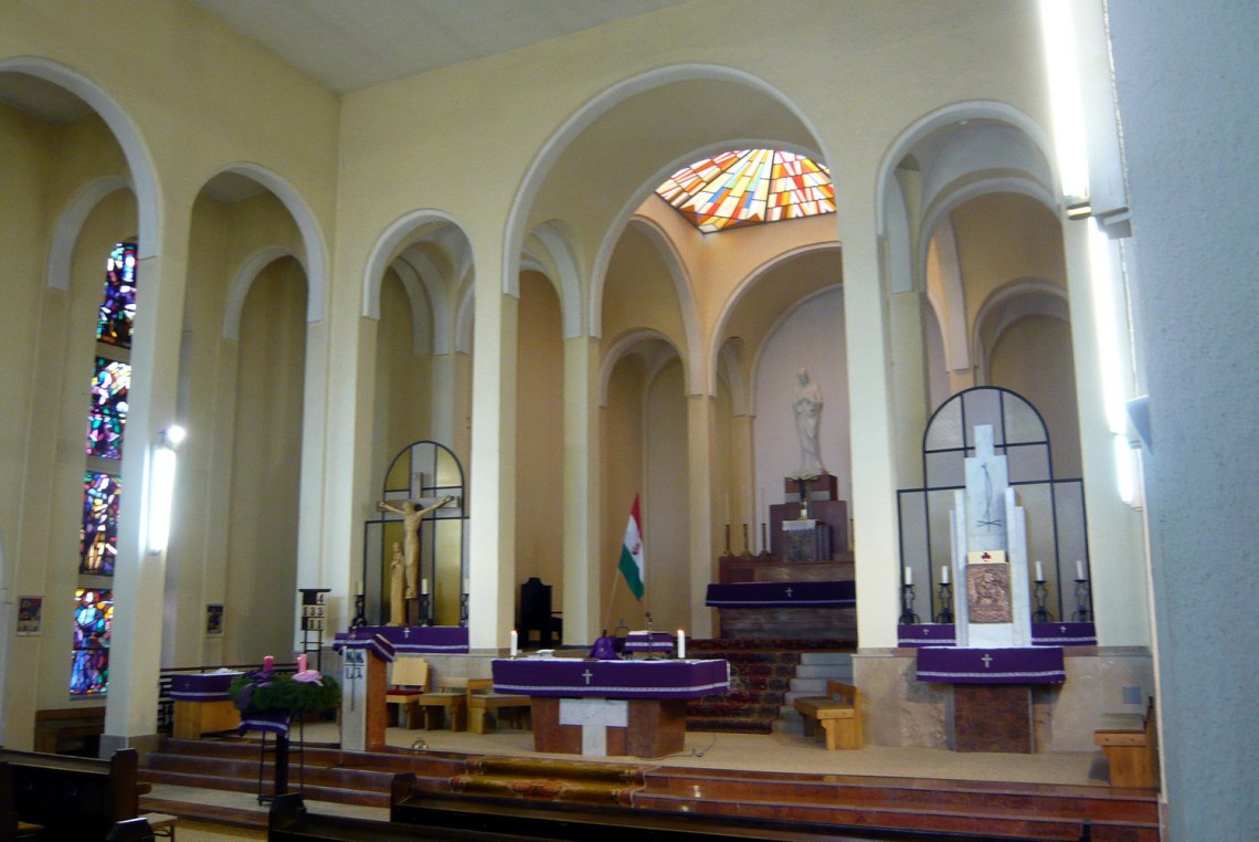 A templom belső tere ma. (fotó: HG)