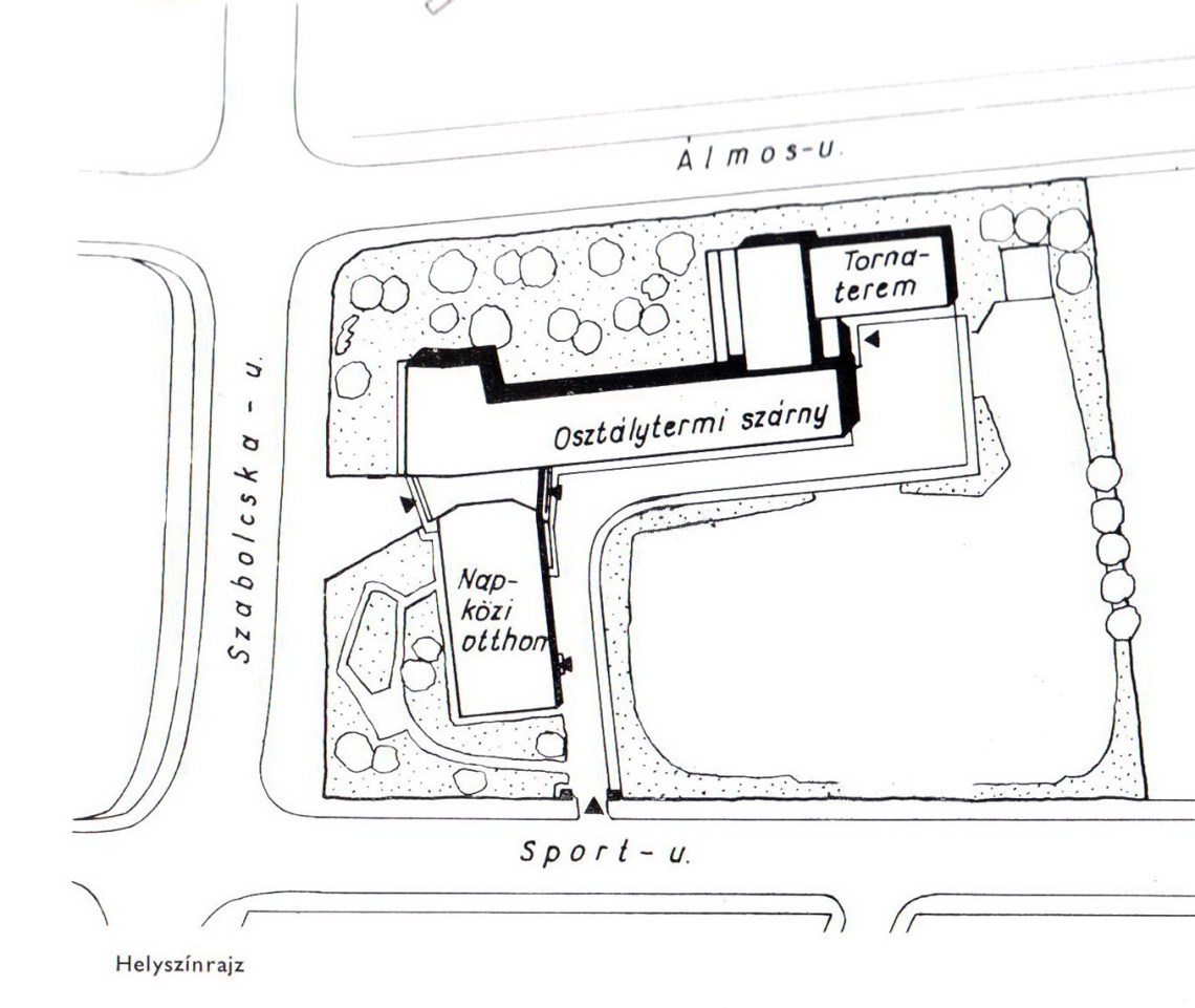 Helyszínrajz (forrás: E-R-Z könyv)